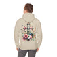 Faith and Floral Cross Unisex Gildan Hoodie Sweatshirt