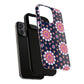 Midnight Mandala Bloom Tough iPhone Magnetic Case, Vibrant Design for Protection, Gift for Her, Trendy Accessory, Floral MagSafe iPhone Cover, Birthday, & Everyday Use