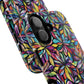 Prism Petal Burst Tough Magnetic iPhone Case, Colorful iPhone Case, Unique Gift for Flower Lovers, Stylish stained Glass Accessory