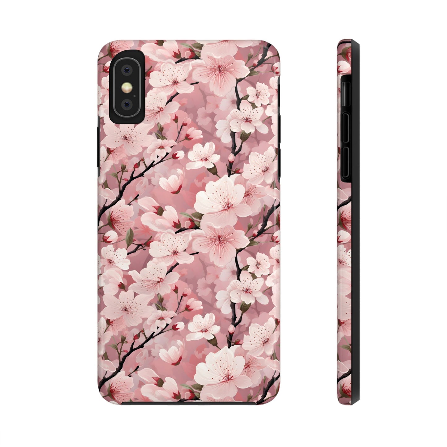 Cherry Blossom iPhone and Samsung Tough Phone Cases