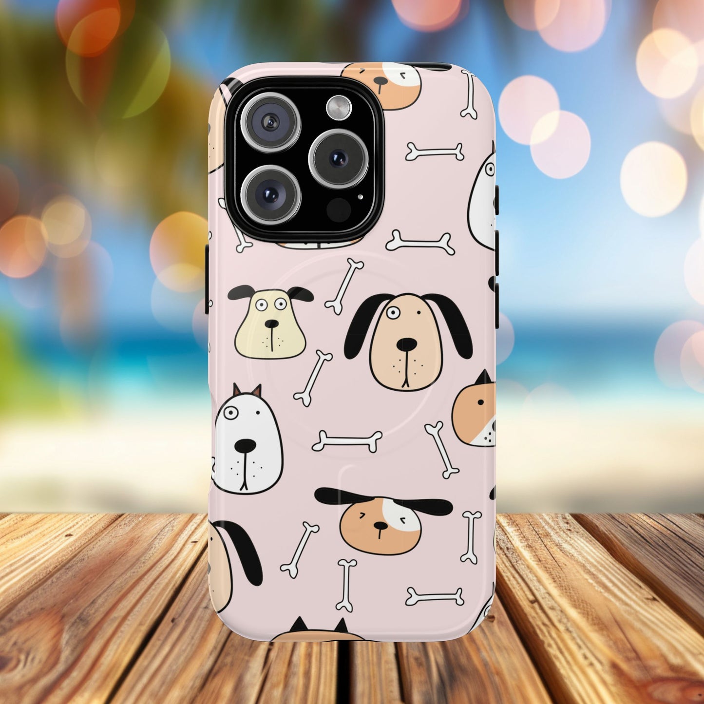 Cute Dog iPhone Case, Tough Magnetic Cases for Pet Lovers, Dog-Themed Accessories, Gift for Dog Owners, Unique iPhone Cover