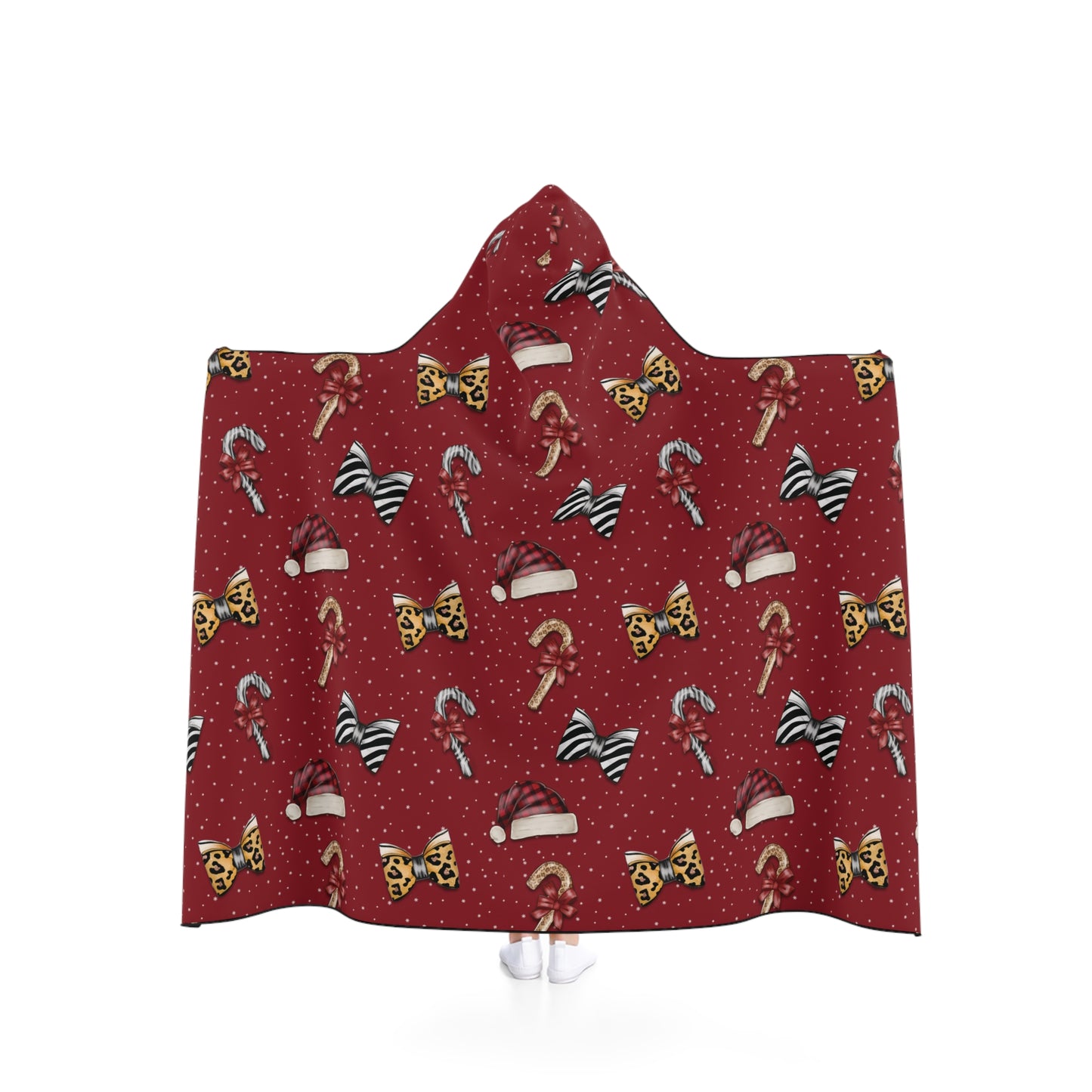 Festive Luxe Hooded Blanket