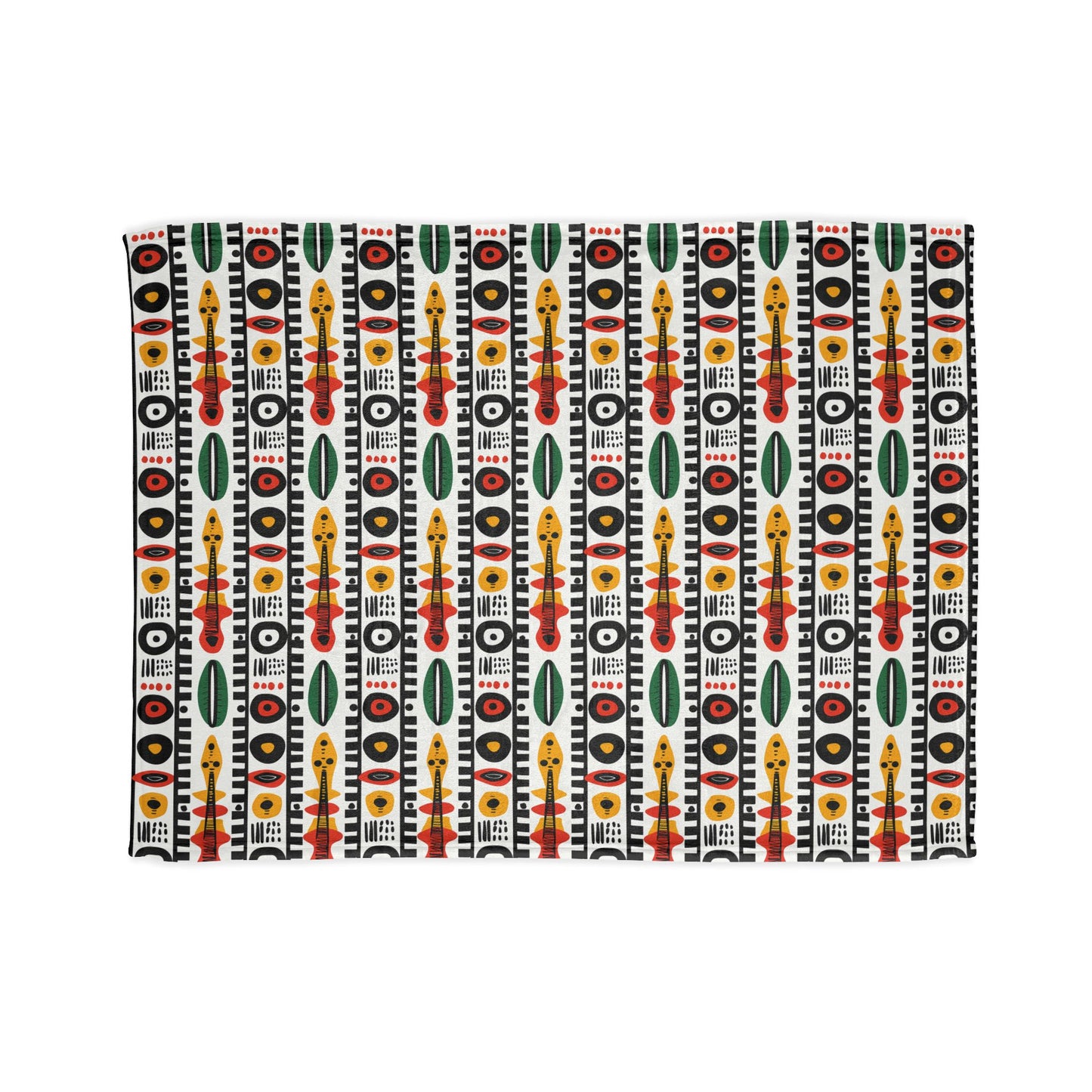 Afrobeat Harmony Soft Minky Blanket