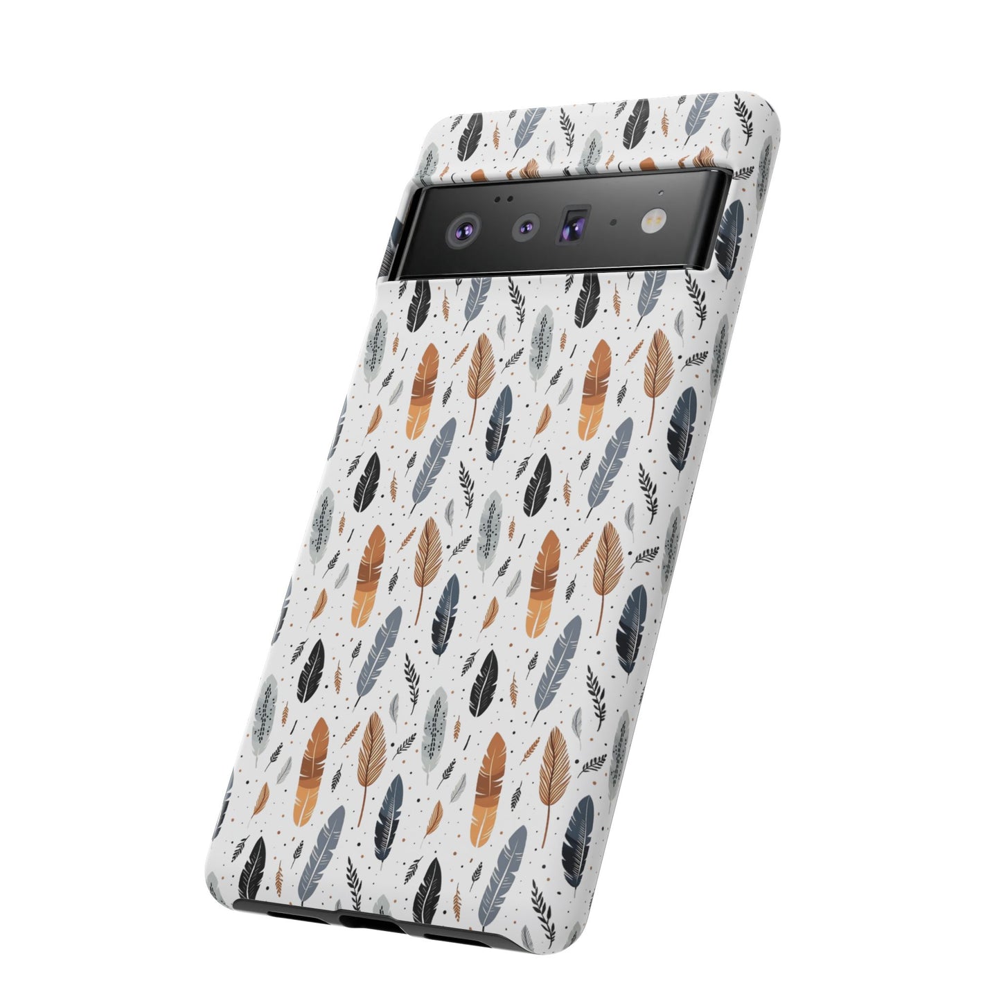 Whispering Feathers Samsung and Google Tough Cases