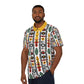 Afrobeat Harmony Unisex Polo Shirt, Bohemian Style Summer Wear, Trendy Gift for Men and Women, Perfect for Casual Outings, Festivals, and Vacations