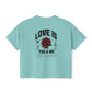 You and Me Valentine Women's Comfort Colors Boxy Tee