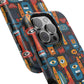 Personalized Colorful Abstract Faces Clear Impact-Resistant Case