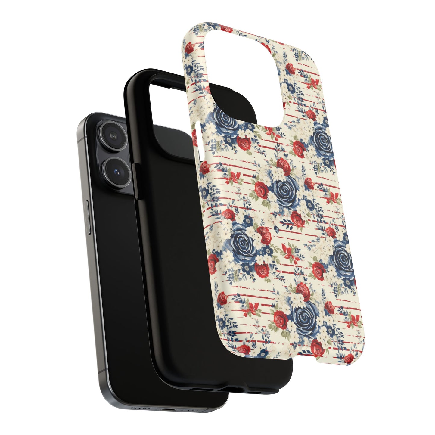 Rose & Glory Tough iPhone Magnetic Case, Vibrant Protective Cover, Stylish Gift for Her, Floral Design, iPhone Accessories, Anniversary Gift