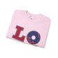 Patriotic LOVE Unisex Heavy Blend™ Crewneck Sweatshirt