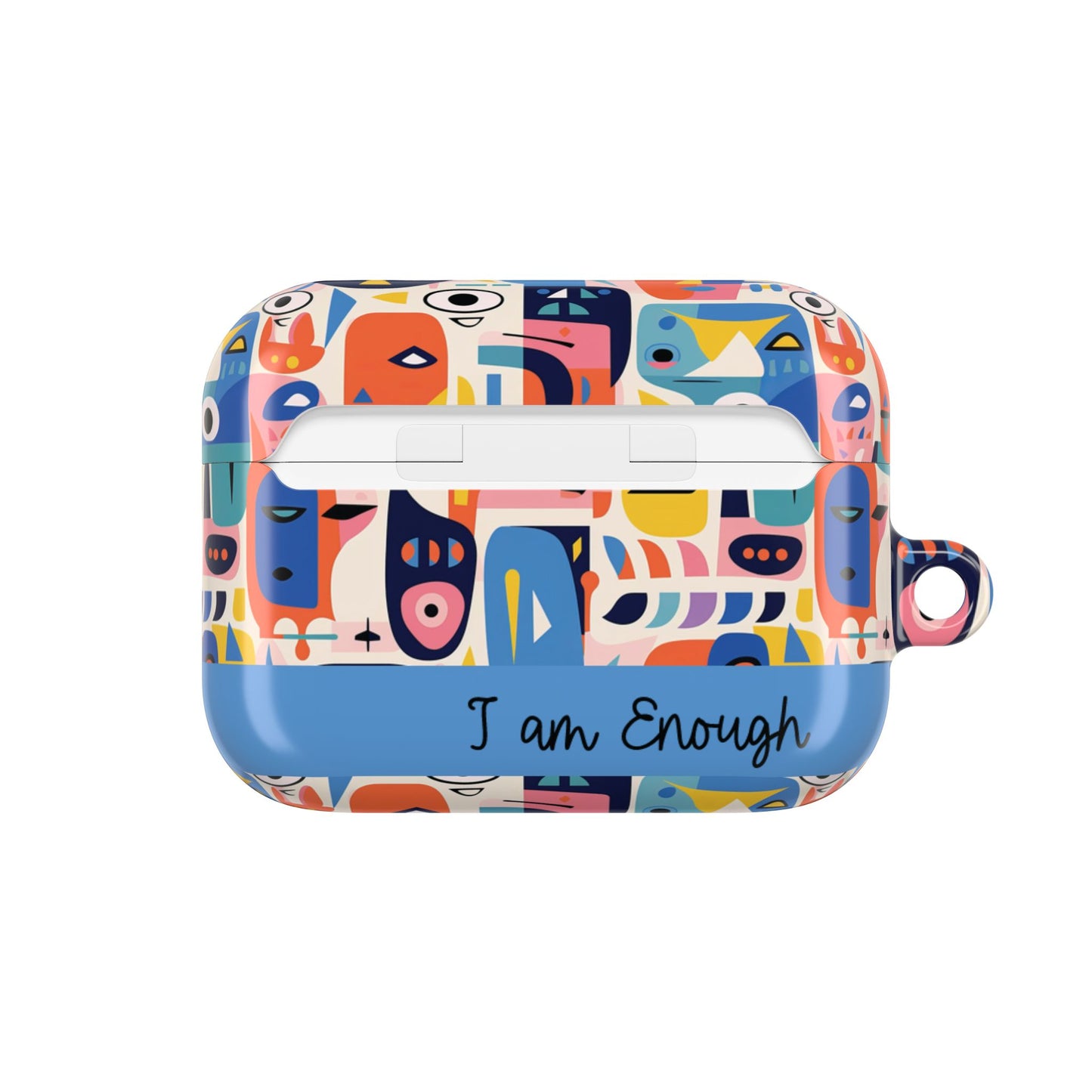 Personalized Abstract Art AirPod Case — Colorful Custom Name/Affirmation Design