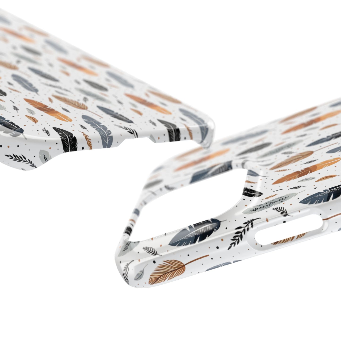 Whispering Feathers Slim Phone Cases for iPhone,  with Packaging a Gift for Her and Gift for Him.