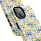 Sunshine Blue Coquette Bows Tough iPhone Magnetic Case for iPhones, Cute iPhone Cover, Spring Gift, Durable Case, Custom iPhone Protection
