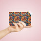 Cosmic Swirl Mini Clutch Bag - Vibrant Pattern for Stylish Occasions