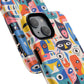 Personalized Vibrant Phone Case,  Magnetic iPhone Cover, Colorful Abstract Protection, Trendy Gift, Unique Tech Accessory, Art Phone Case