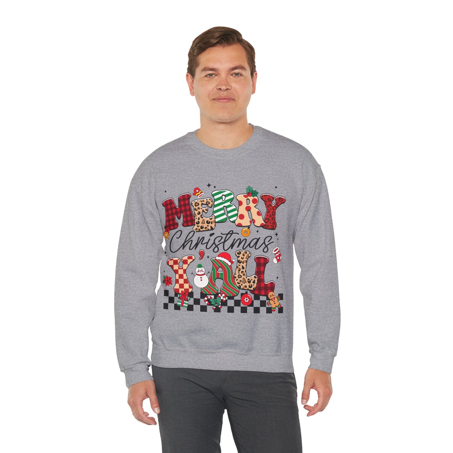 Merry Christmas  Unisex Heavy Blend™ Crewneck Sweatshirt
