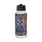 Psychedelic Visions Gator Tumbler, 32oz