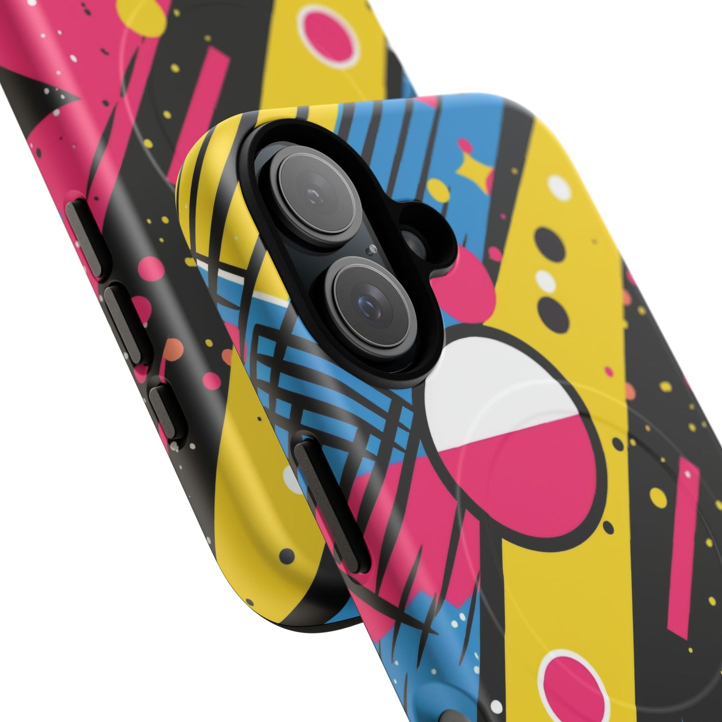 Electric Motion Mix iPhone Cases for Creative Souls | Tough iPhone Magnetic Cases, Stylish Protection, Unique iPhone Accessories, Gift for Art Lovers, Retro Vibes