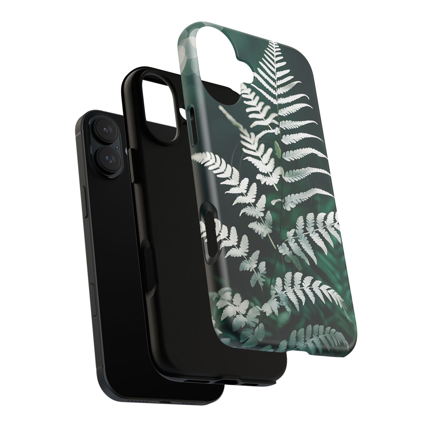 Elegant Fern Design Phone Case, Tough iPhone Cover, Nature Lover Gift, Botanical Phone Protector, Eco-Friendly Accessory