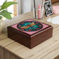 Dragonfly Stained Glass Jewelry Box — Decorative Trinket & Keepsake Case