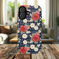 Liberty in Bloom Tough iPhone Magnetic Case, Floral Design, Gift for Moms, Gift for Dads,  iPhone Accessories, Patriotic iPhone Accessory.