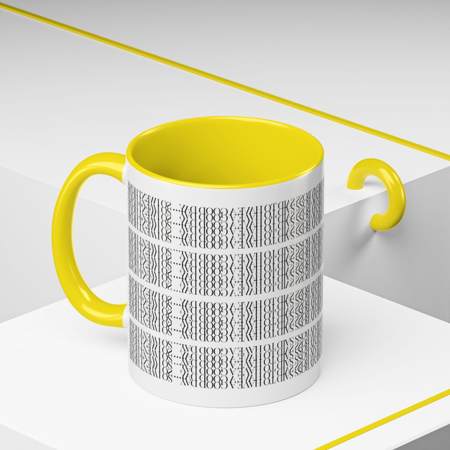 Funny Work Hidden Message Mug - “My Boss said to have a good day… so I went home.”- Viral Optical Illusion Mug - Secret Sarcastic Work Message - Dishwasher Safe, Unique Gifts for Coffee Lovers, Home & Office Decor, Holiday Present.