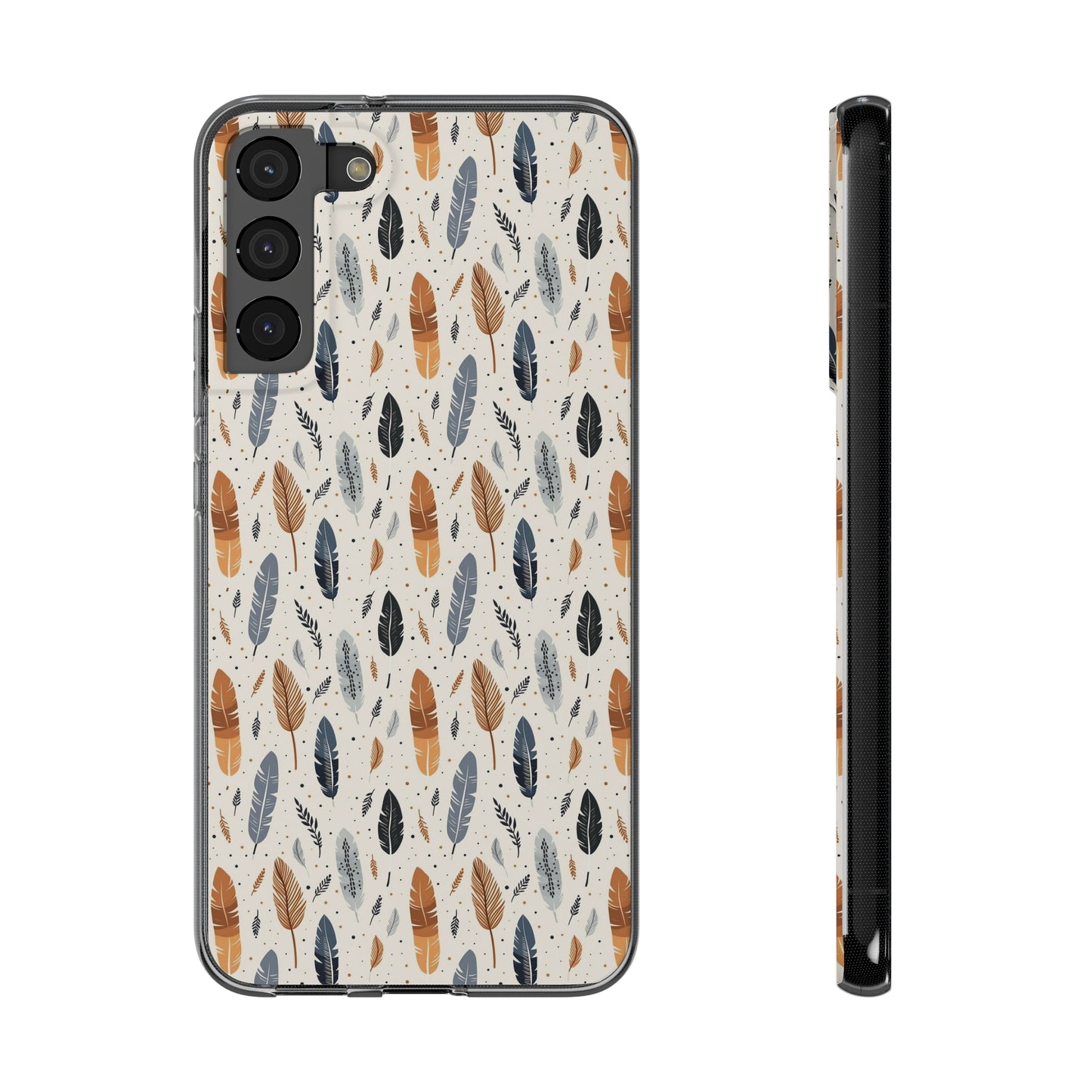 Whispering Feathers Soft iPhone, Google and Samsung Cases