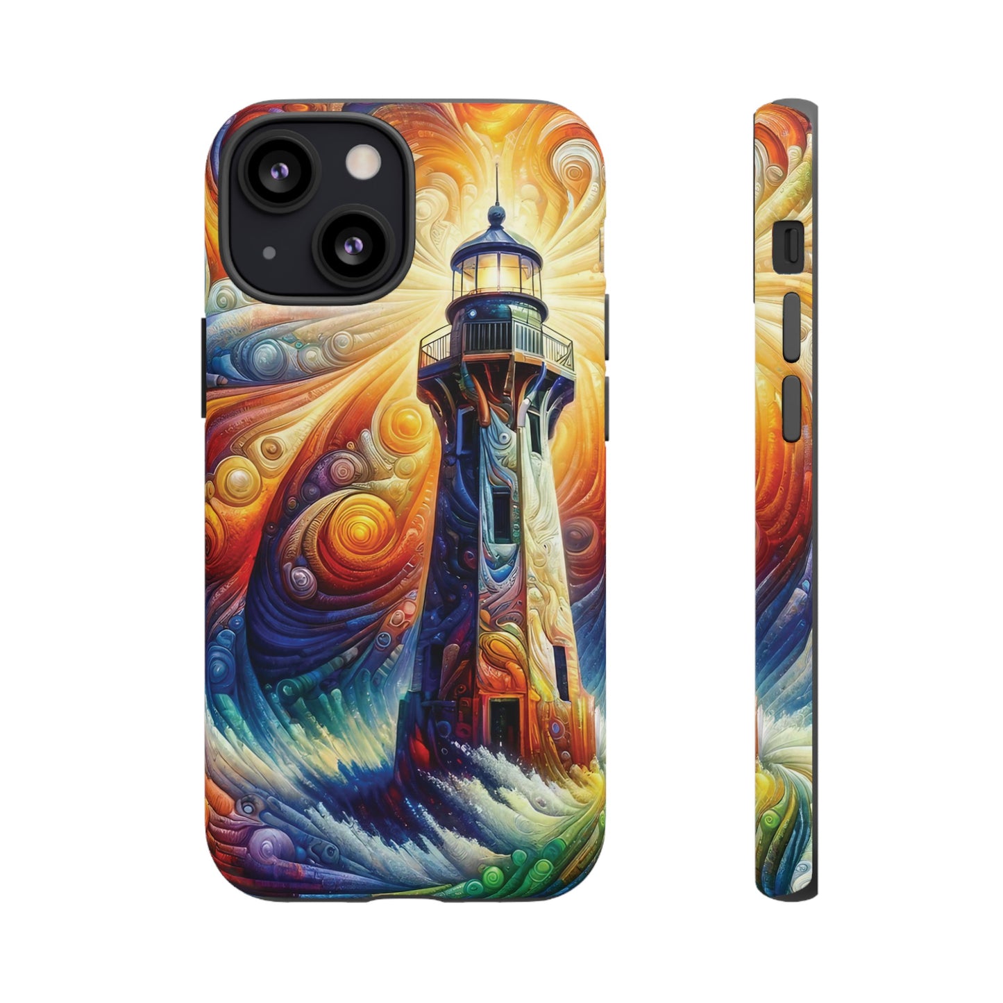 Cosmic Beacon Tough iPhone Cases