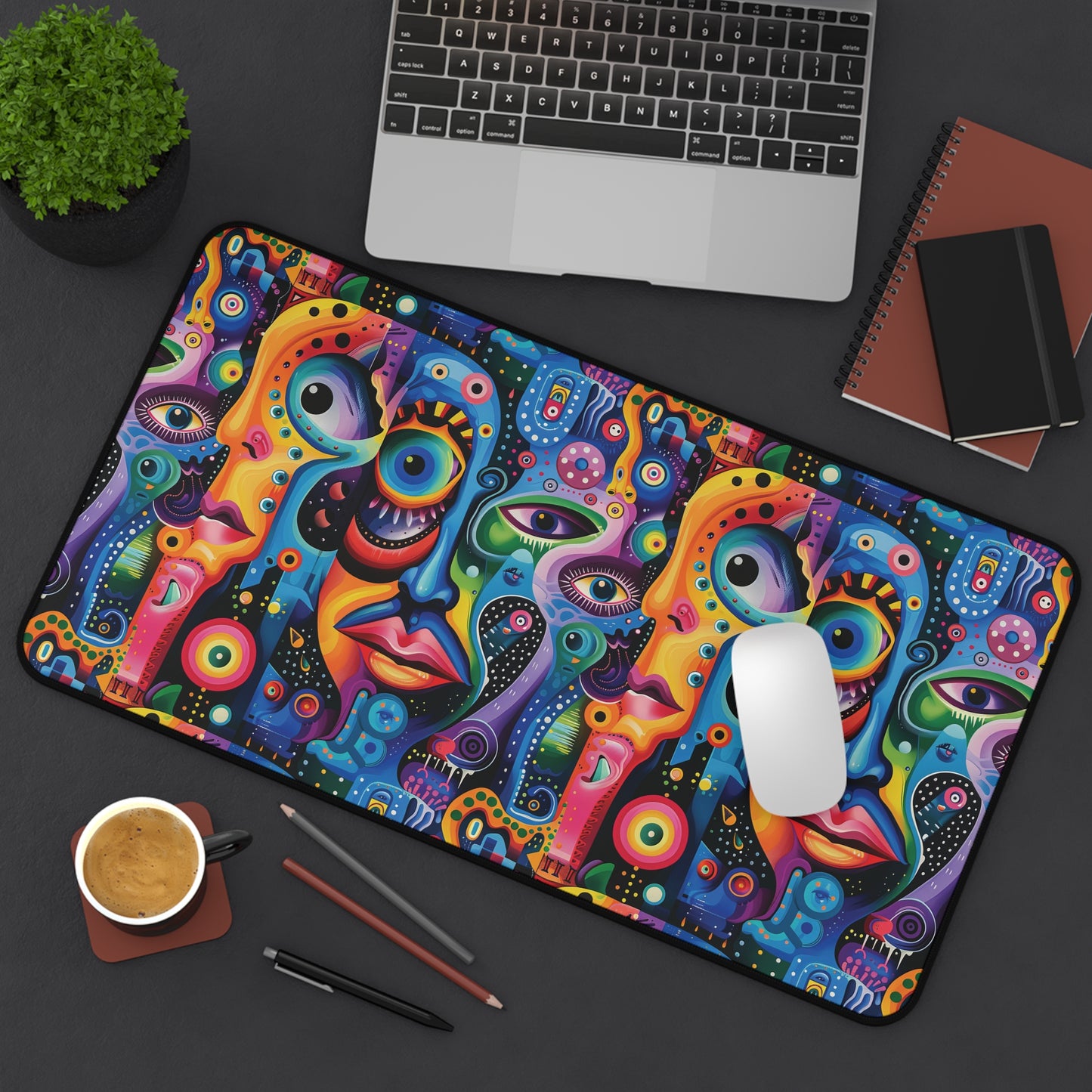 Psychedelic Visions Desk Mat