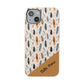 Personalized Whispering Feathers Samsung and iPhone Biodegradable Case, Custom Name Case.