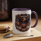 4th of July Eagle Coffee Mug — Patriotic American Flag Accent Mug (11/15oz)