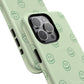 Green Smiley Face Magnetic iPhone Case