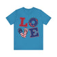 Patriotic Love Unisex Jersey Short Sleeve Tee