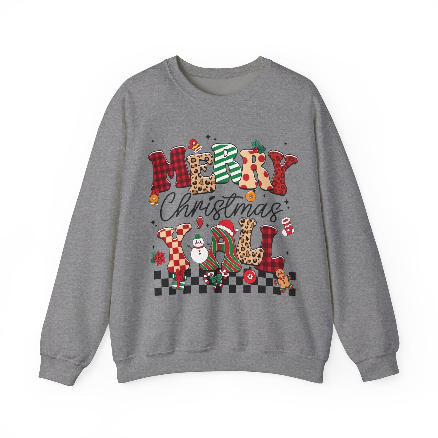 Merry Christmas Unisex Heavy Blend™ Crewneck Sweatshirt