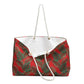 Red Tropical Bliss Weekender Bag