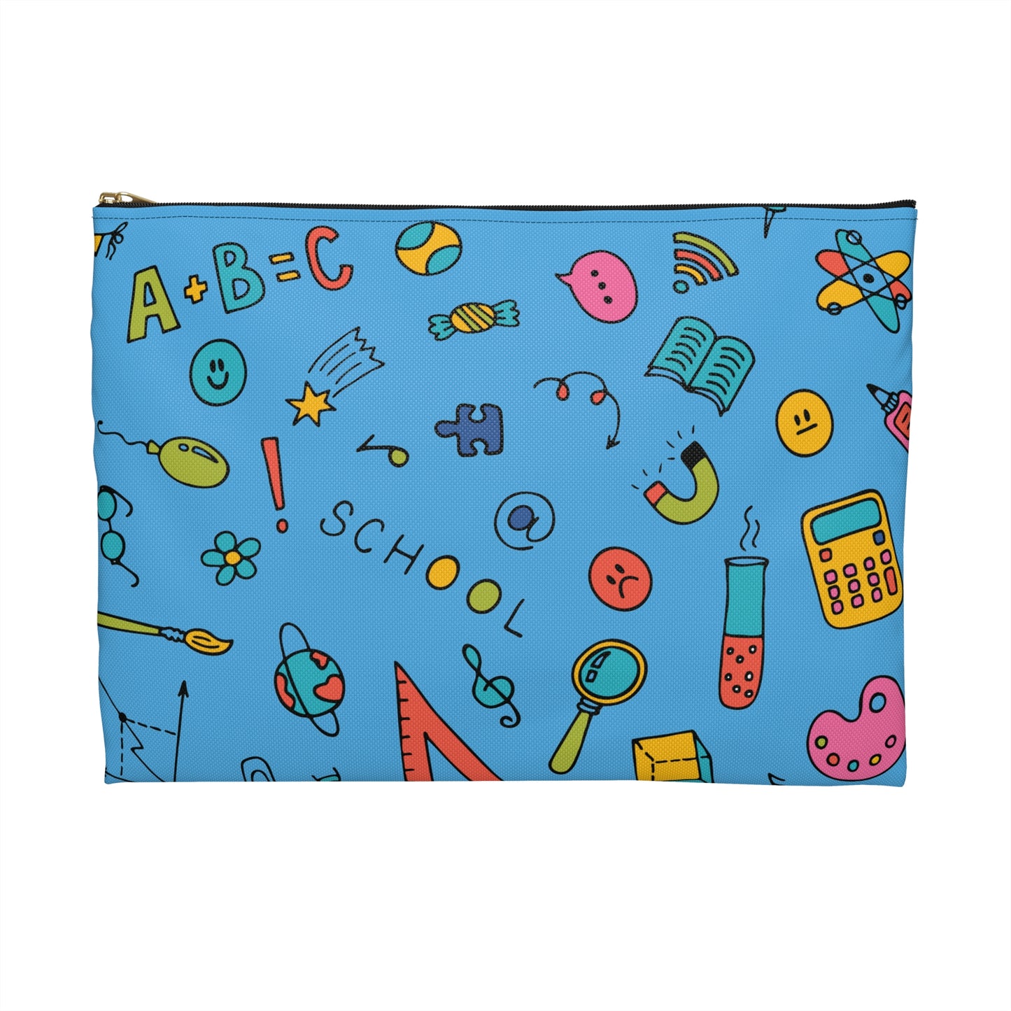 Personalized Classroom Couture Composition Book Inspired Accessory Pouch, Kids School Supplies, Classroom Organizer, Teacher Gift, Fun Stationery Case, Back to School