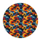 Cosmic Swirl Artistic Mouse Pad - Colorful Abstract Design for Home Office