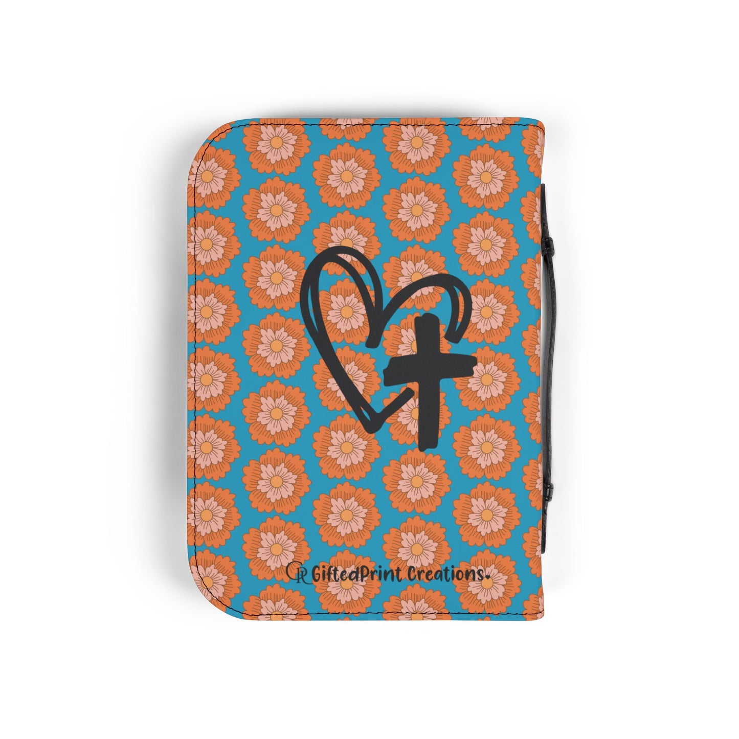 Personalized Floral Bible Cover - Trust in the Lord Design for Believers| Baptism | Christening | Anniversary | Birthday Gifts.