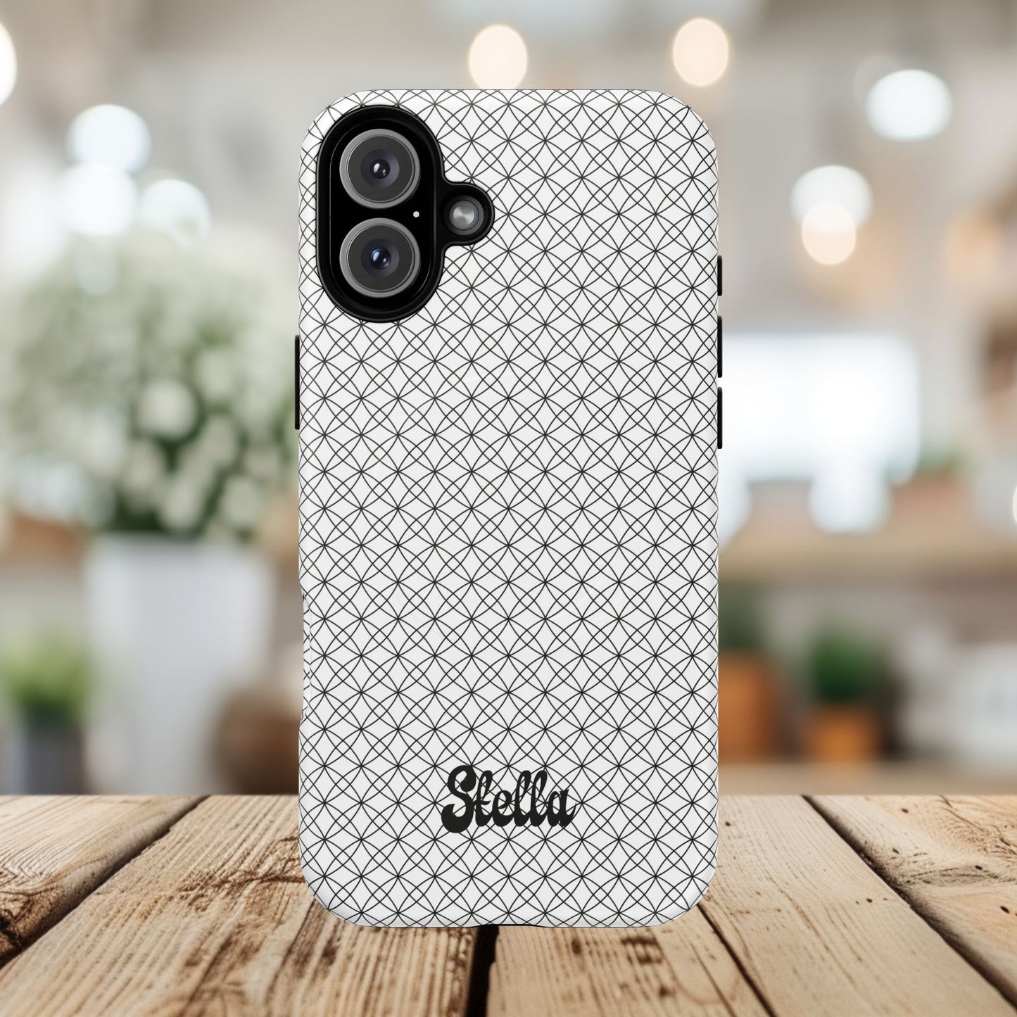 Personalized Geometric Phone Case, Stylish Tough Magnetic Cases, Unique Protection, Trendy Gift for Tech Lovers, Modern Mobile Accessory