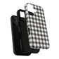 Black and White Gingham Phone Case, Tough Magnetic Cases, Stylish Phone Cover, Gift for Her, Trendy Phone Accessory, Checkered Print