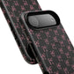 Coquette Chic Bow-Patterned Tough Magnetic iPhone Case, Stylish Gift for Her, Protective iPhone Cover, Trendy Accessory, iPhone Birthday Gift, Fashionable Tech