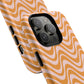 Stylish Tough Magnetic Case for Your iPhone - Trendy Wave Design, Durable Protector, Gift for Her, Cool Tech Accessory, Unique iPhone Cover, Magsafe iPhone Cover.