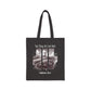 Inspirational Cotton Canvas Tote Bag - 'True Story, He's not Here!' with Matthew 28:6
