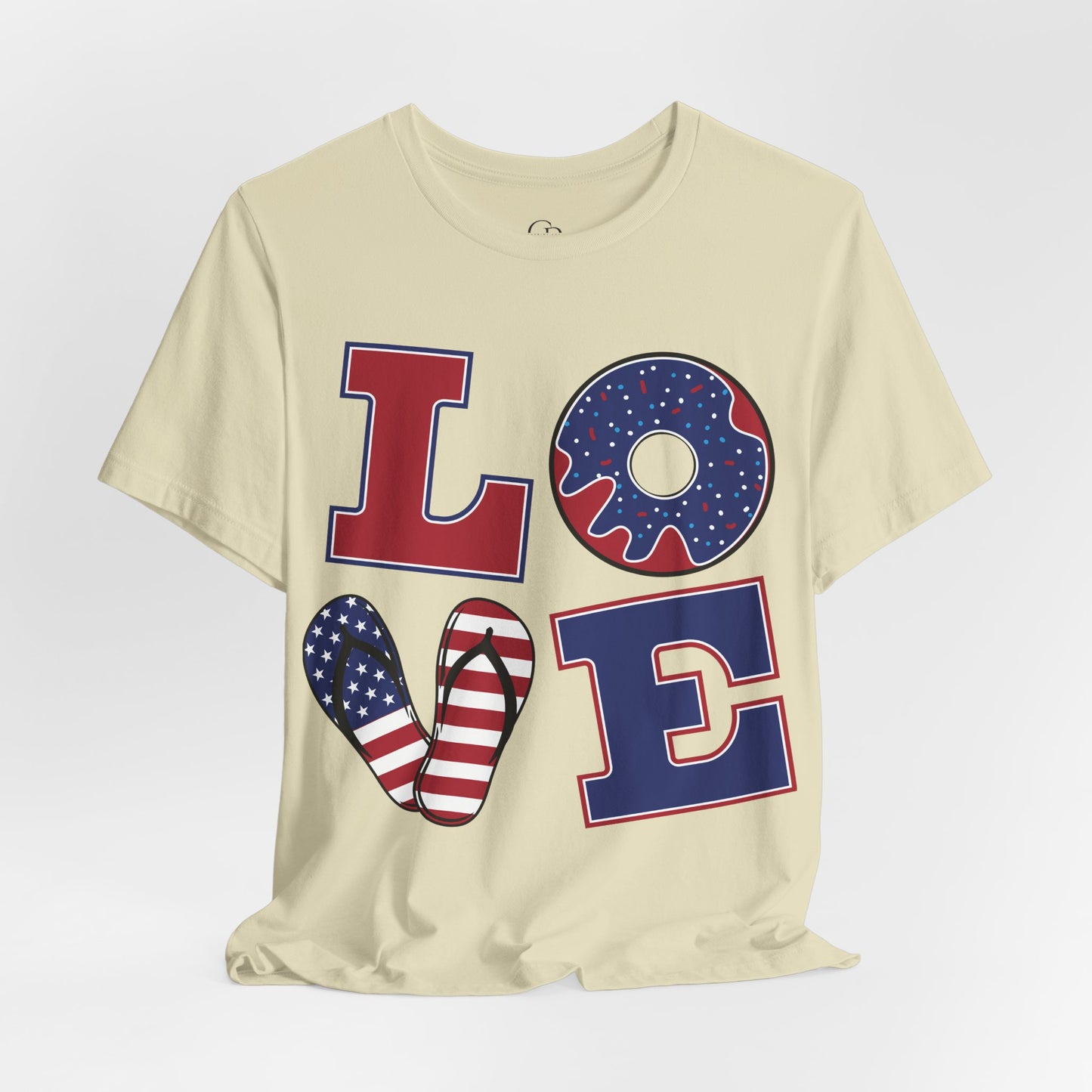 Patriotic Love Unisex Jersey Short Sleeve Tee