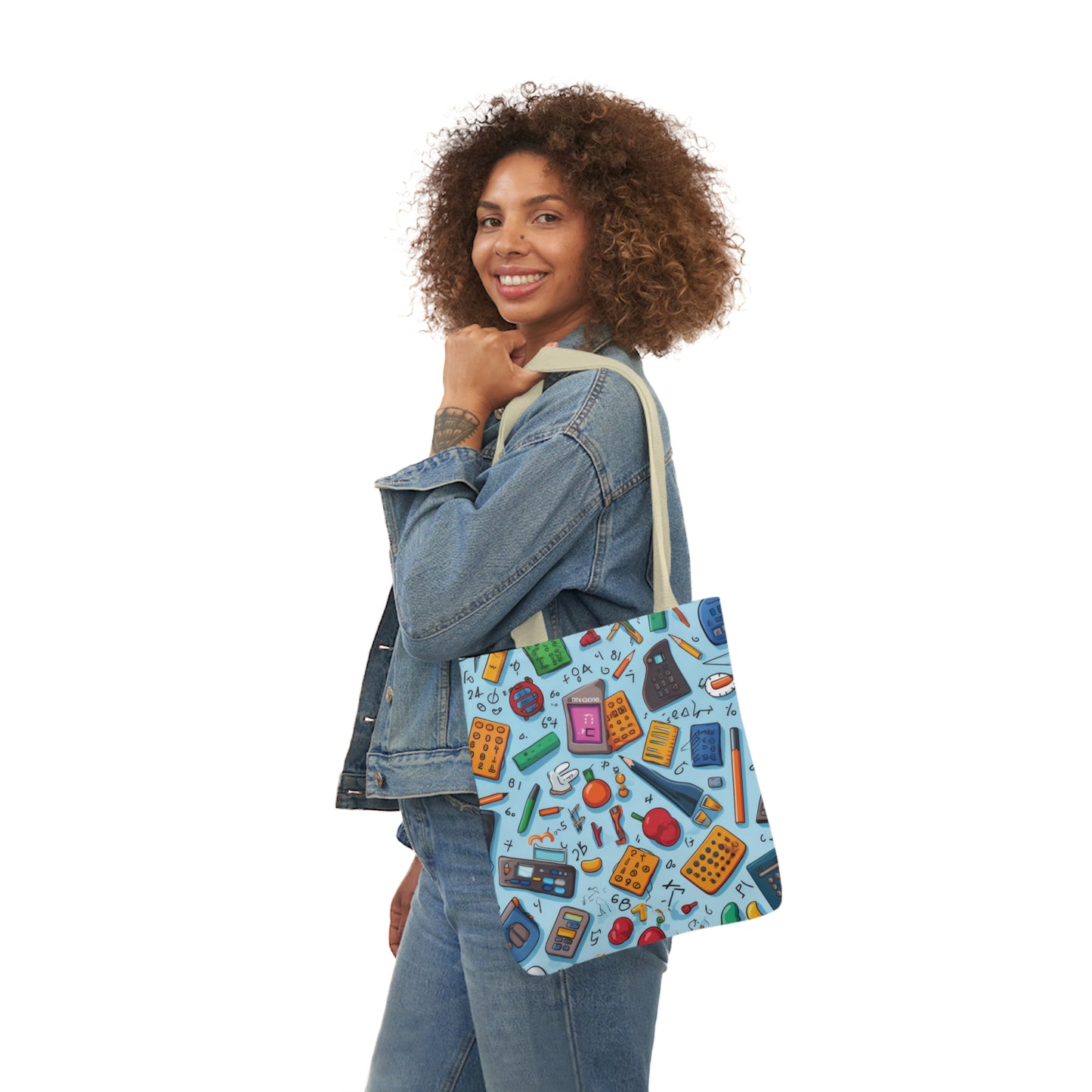 Blue Academic Adventures Canvas Tote Bag