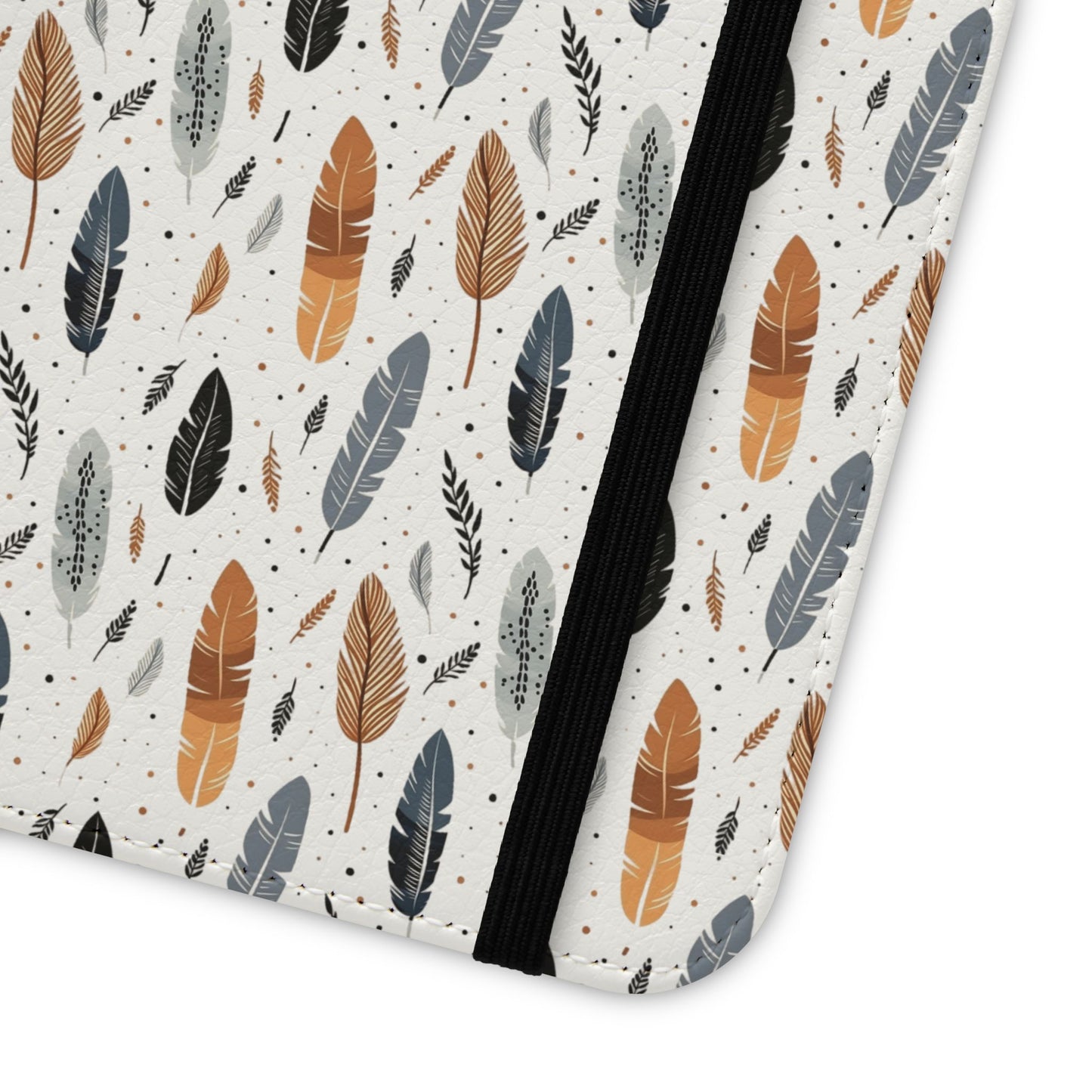 Whispering Feathers iPhone and Samsung Flip Cases