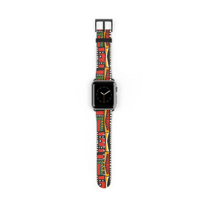 Tribal Harmony Colorful Geometric Watch Band - Vibrant Accessory for Style Lovers