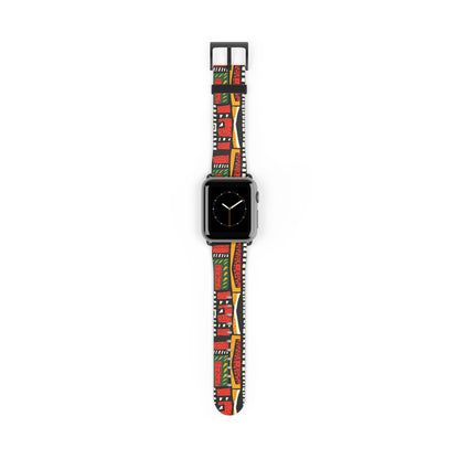 Tribal Harmony Colorful Geometric Watch Band - Vibrant Accessory for Style Lovers
