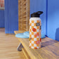 Personalized Orange Chalkboard Chic Inspired Stainless Steel Water Bottle for Kids, School Supplies, Eco-Friendly Drinkware, Back to School, Teacher Gifts