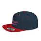 Pink Elohim Snapback Cap - Faith-Inspired Flat Bill Hat, Baseball Hat, Perfect for Gifts, Daily Wear, Spiritual Events