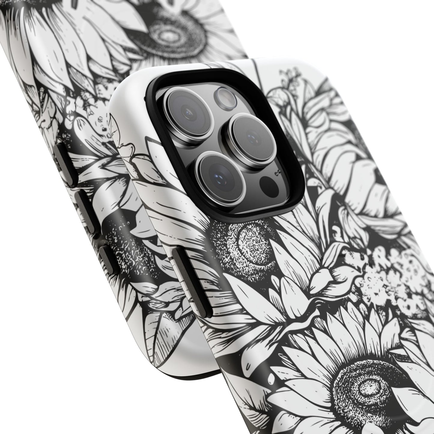 Loved John 3:16, Inspirational Gift, Tough iPhone Magnetic Case Scripture, Sunflower Bible Verse, MagSafe® iPhone® Tough Case, iPhone 14, iPhone 15, iPhone 16, Pro, Pro Max, Plus